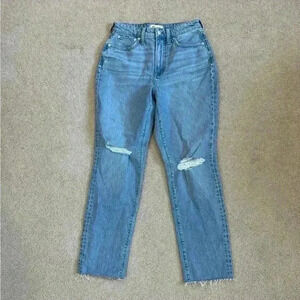 New with tags madewell The Curvy Perfect Vintage high rise Jean in blue